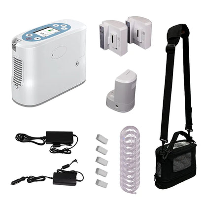 Kingon P2 E6 portable oxygen concentrator ultimate package. Shop now at Zone Medical.