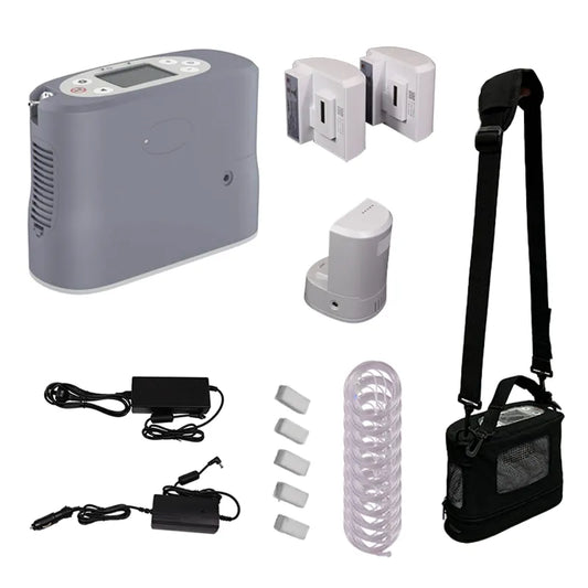 Kingon P2 E portable oxygen concentrator ultimate package. Shop now at Zone Medical.