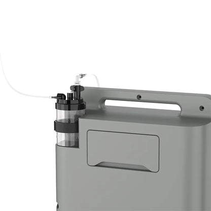 The Kingon P2 O5E Stationary 5 Litre Oxygen Concentrator zoom up on humidifier bottle. Shop now at Kingon.