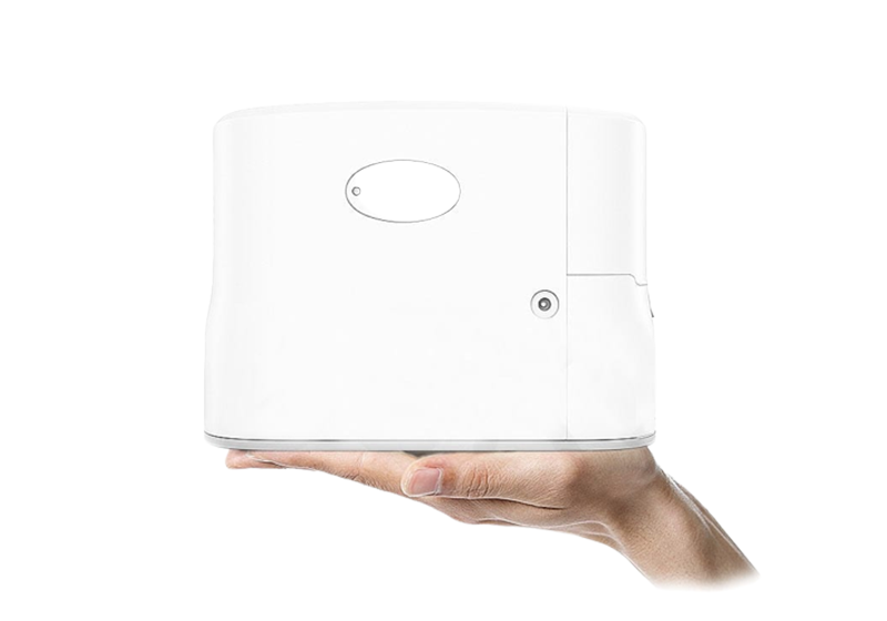 Kingon P2 Portable Oxygen Concentrator Lightweight in hand. Shop now at Kingon.
